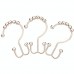 Double Glide Shower Rings Hooks Brushed Nickel Rustproof Stainless Steel for Shower Curtain Rods 12 Count - B07DZD2L7T